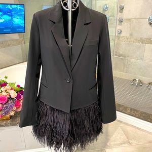 Elizabeth and James feather blazer